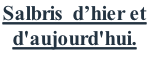 Salbris  d’hier et  d'aujourd'hui.